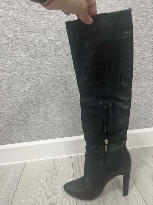 Женские кожанные сапоги