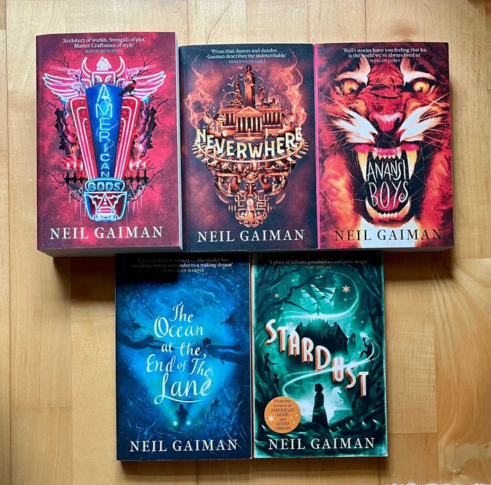 Neil Gaiman - American Gods, Anansi Boys, Neverwhere, Stardust