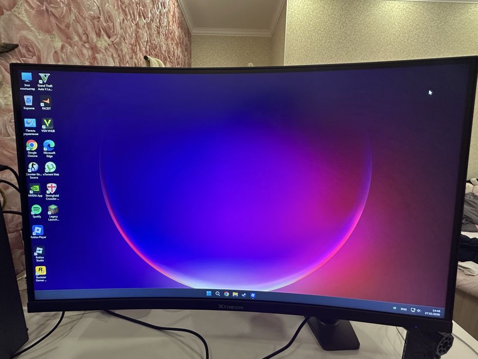 Монитор 27" XTREON XT2769VD черный