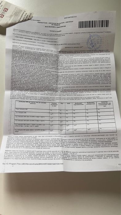 Ceas Tissot in cutie