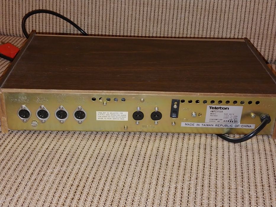 Made in Taiwan  Amplif TELETON 2X25W