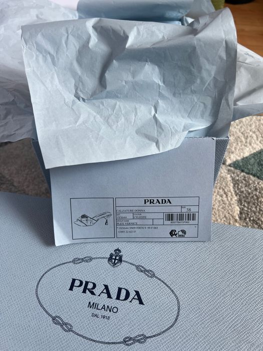 Sandale Prada mules leather plexiglass