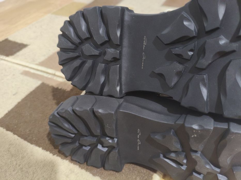 Rick Owens FW20 Tecuatl Megalace Bozo Tractor Boot