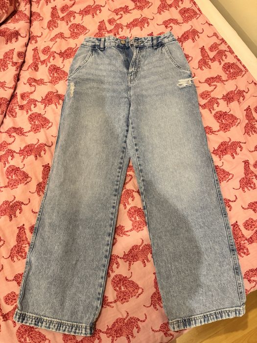 Дънки с широк крачол