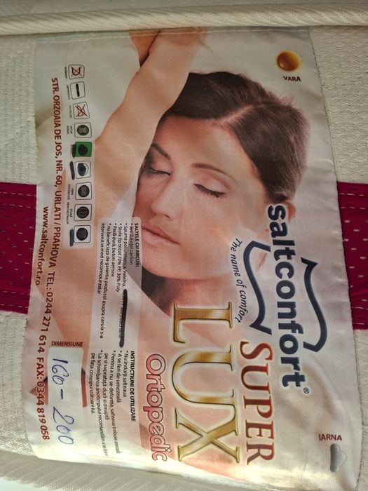 Saltea super lux ortopedic 160x200