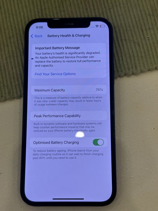 iPhone 12 64 ГБ, тъмносин