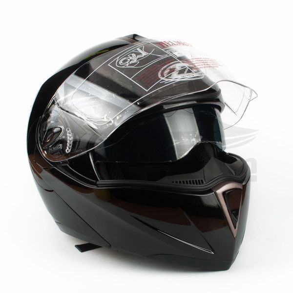 Каска №16-7 HD модуларна BLACK M размер