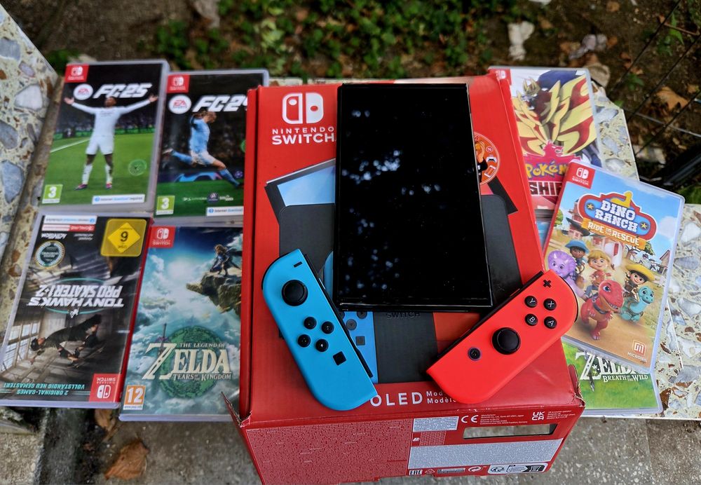 Nintendo switch oled, full box