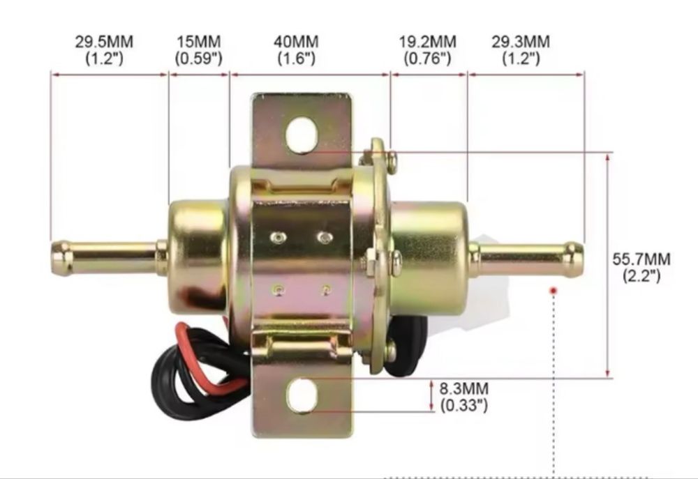 Електрическа помпа за гориво 12V