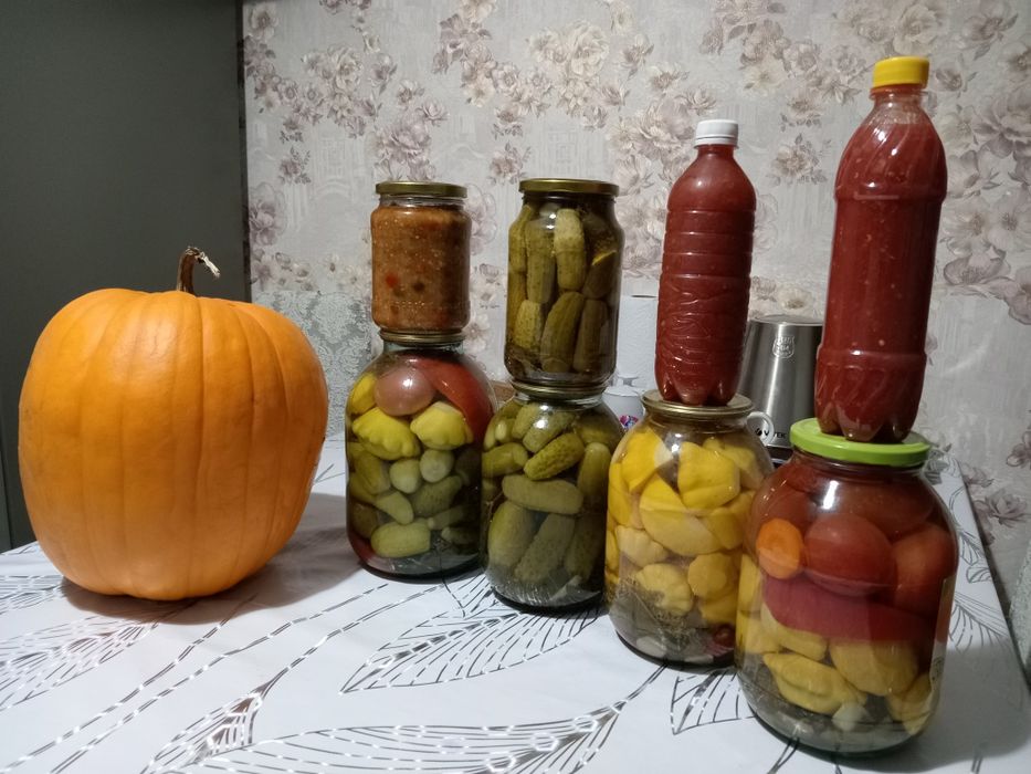 Дачные соленья, тыква