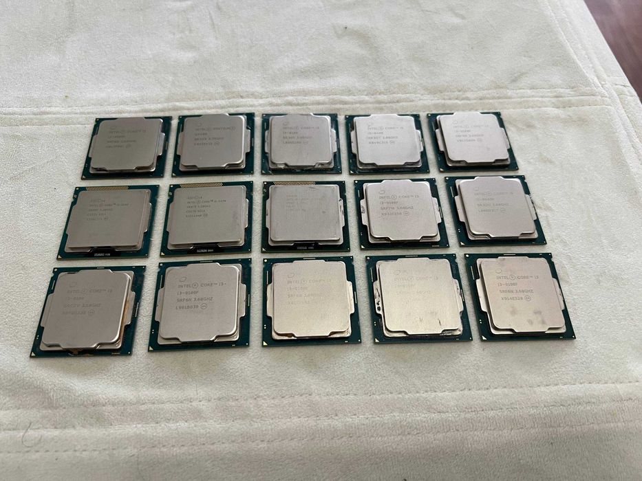 Процессоры Intel Core i3 / i5 / i7 от 2 до 13 поколения