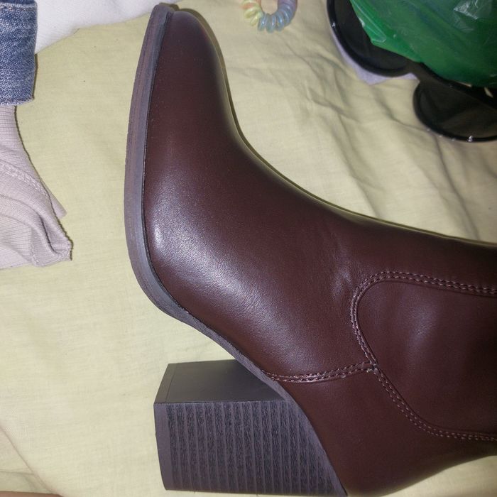 Кафяви дълги ботуши jenny fairy НОВИ