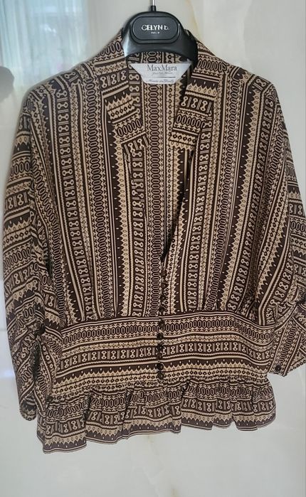 MaxMara 100% коприна блуза с копчета