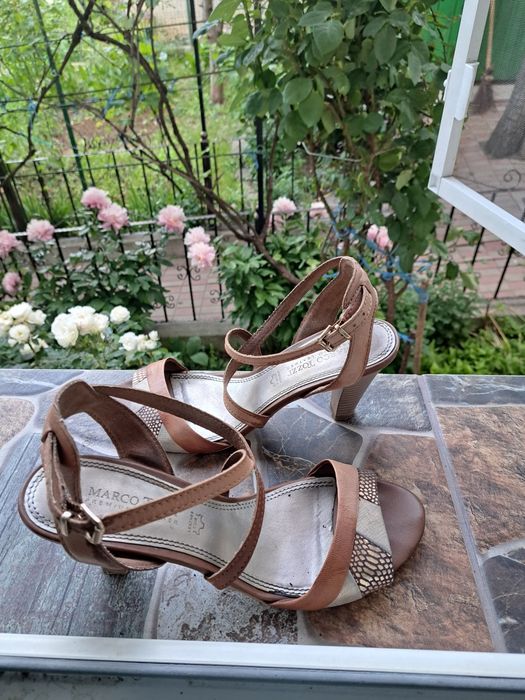 Sandale damă din piele naturală,  Vera Pelle (39)