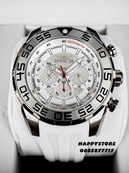 INVICTA Pogo White/Silver 50 mm, Инвикта нов мъжки часовник