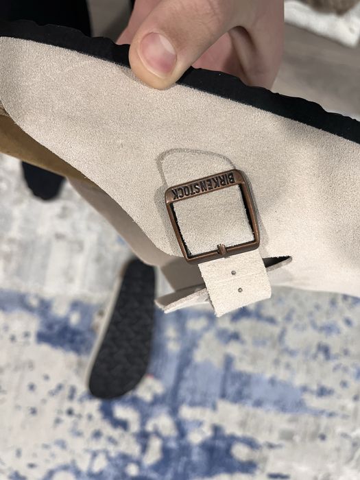 Saboti Birkenstock Crem Marimea 42 (27cm)