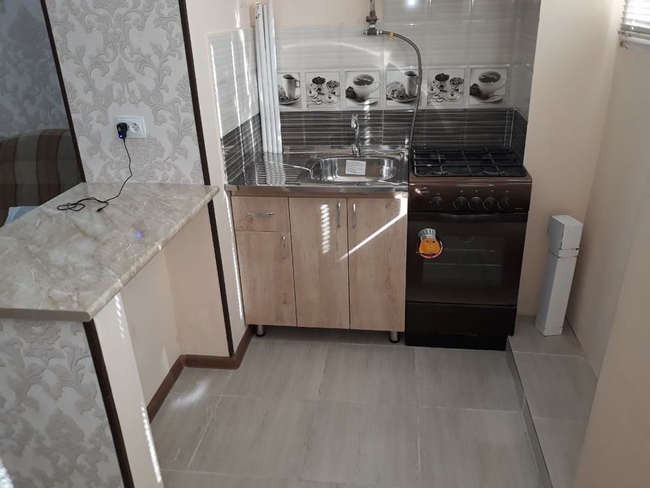 1-комнатная переделанная в 2, Новомосковская.