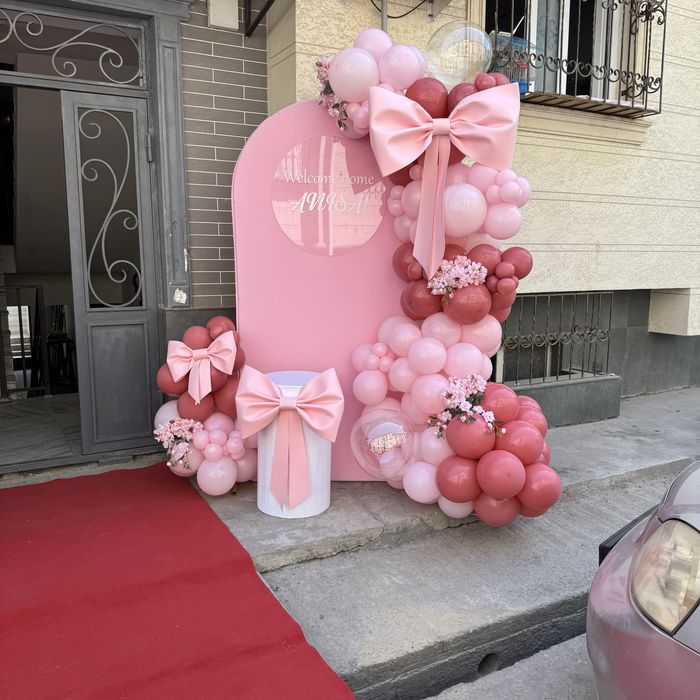 ОФОРМЛЕНИЕ ФОТОЗОН шарами на мероприятия, выписку из роддома