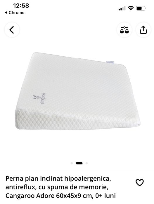 Perna antireflux hipoalergenica