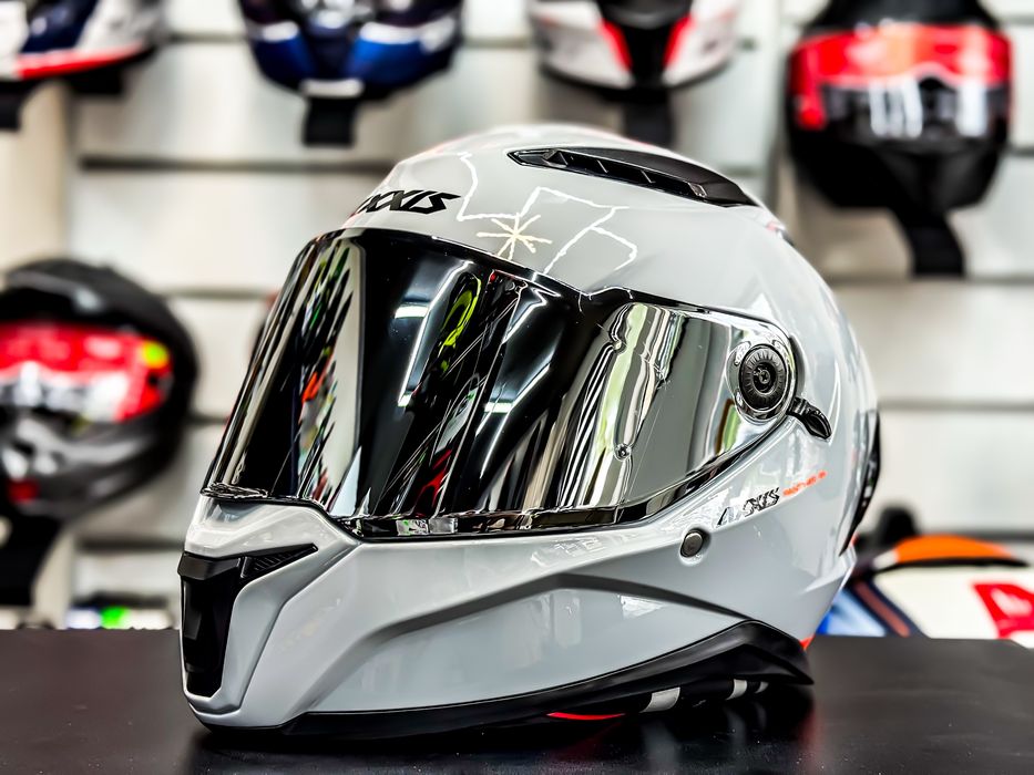 Casca Moto Axxis Panther SV GRI LUCIOS