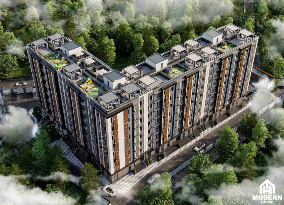 Яшнобод Оқ уйда янги қурилвотган уйларда 1-хона 37.9кв.м. 19000у.е.дан