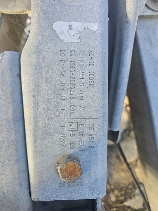 Remorca 2 axe cu prelată