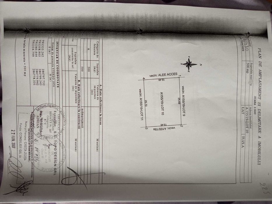Teren Tuzla 500 mp – 14.500 €
