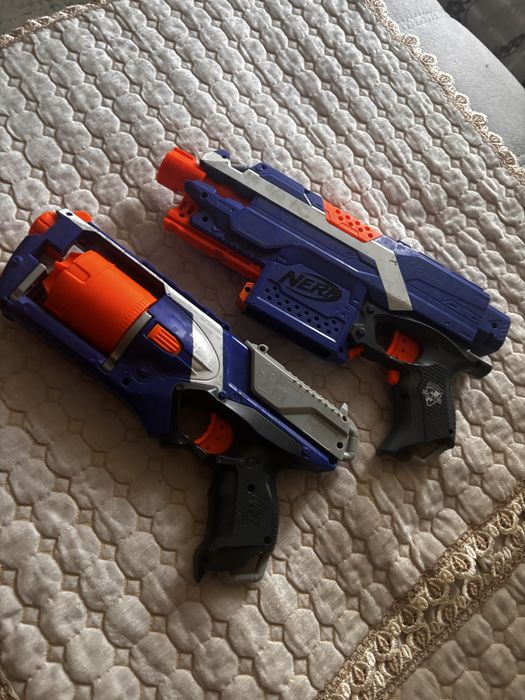 Бластеры Nerf - набор из 4 штук,б/у