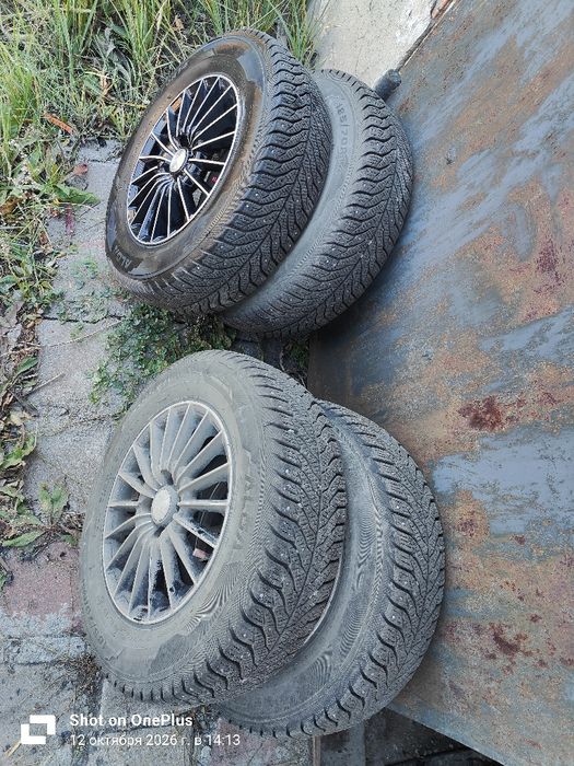 Диски r14 с зимней резиной