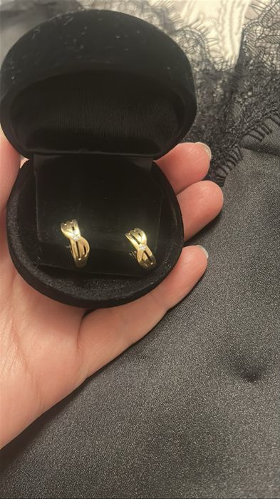 Серьги с брилиантами 750 пробы