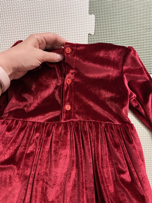 Rochie rosie catifea