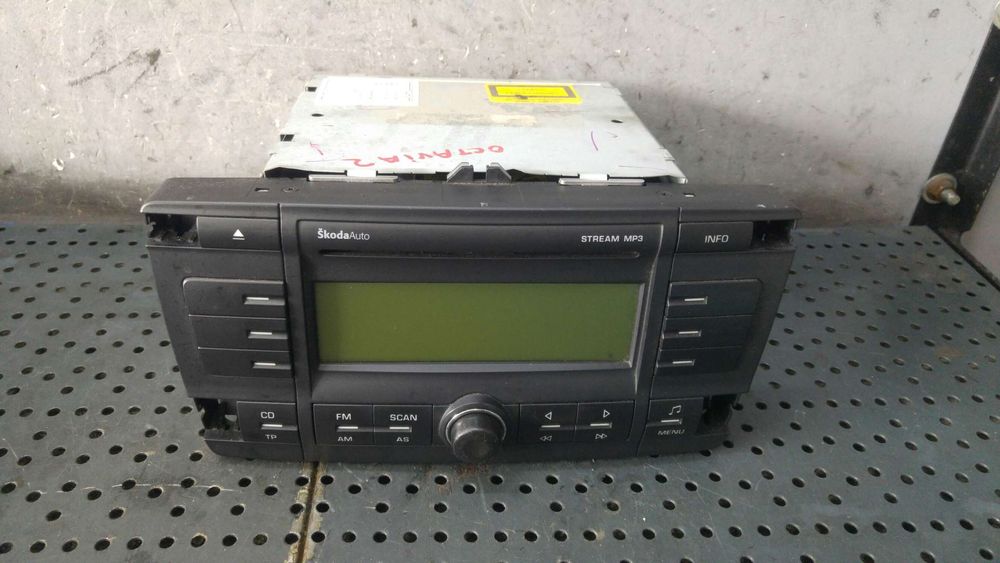 Radio cd player mp3 skoda octavia 1z vp6sbf18c815ba 1z0035161c