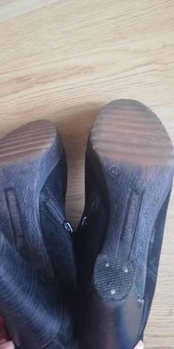 Cizme negre inalte dama piele intoarsa Manas lea Foscati italia