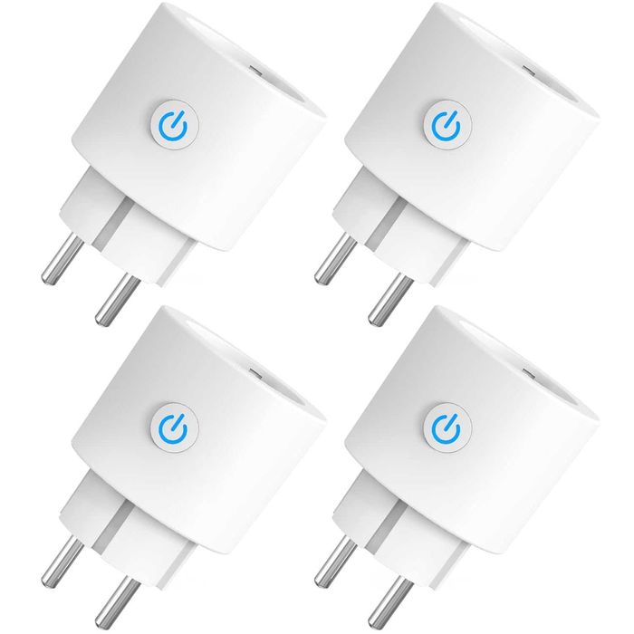 ANTELA Smart Plug 16A 3680 Watt с мониторинг на захранването - 4 бр.