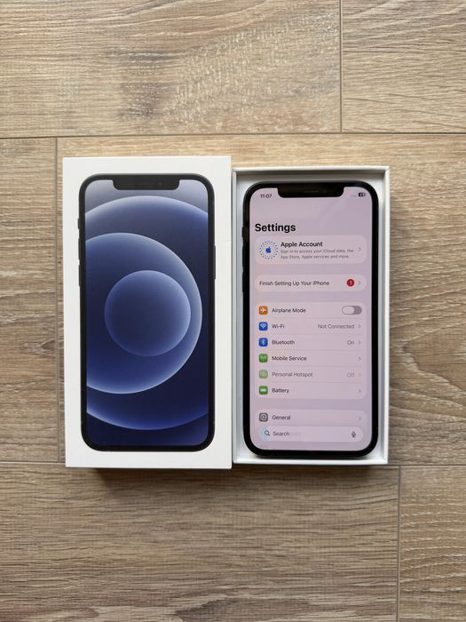 Iphone 12, (bat. 98%-83%), 64gb - negru, ca nou