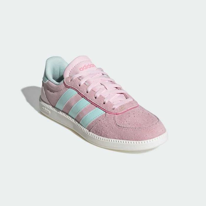 Adidași tenisi sneakersi Adidas din piele întoarsă autentică