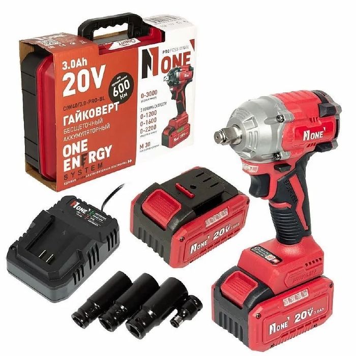 Аккумуляторный Ударный ГАЙКОВЁРТ NUMBER ONE CIW40/3.0-PRO-BL
