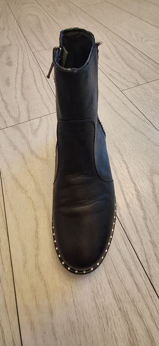 Ghete piele naturala cu strasuri, marimea 37, Primigi