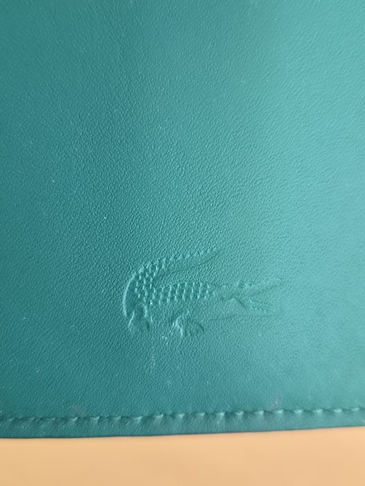 Оригинален кожен кардхолдер Lacoste (калъф за карти) – Двулицев / Нов