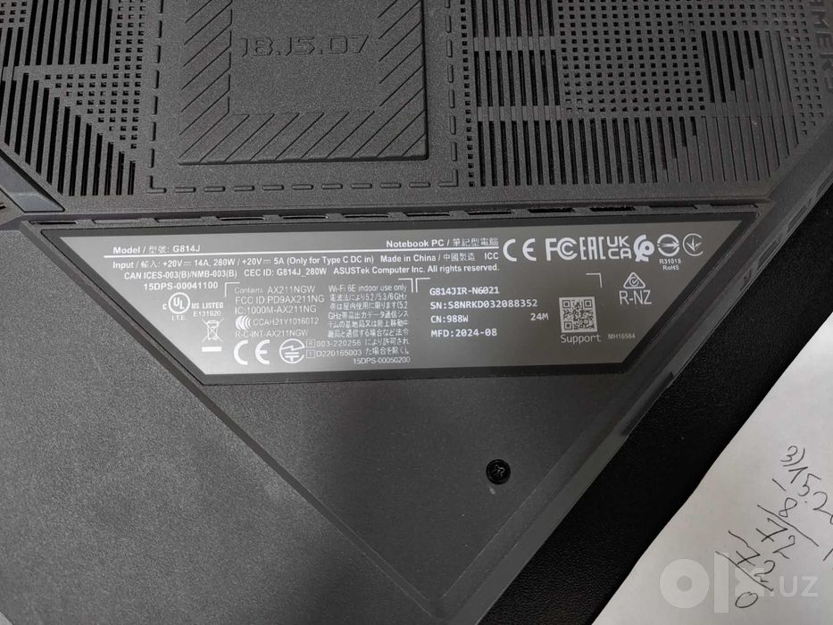 Ноутбук Asus ROG Strix G18 G814JIR