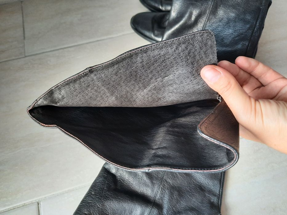 Cizme peste genunchi - piele naturala!