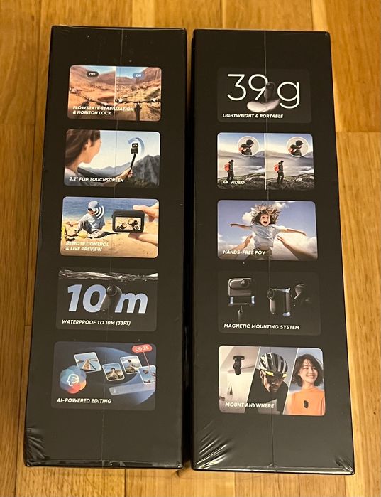 Camera video Insta360 Go 3S NOU Sigilat | 128GB 4K Sport Maini libere x3 x4