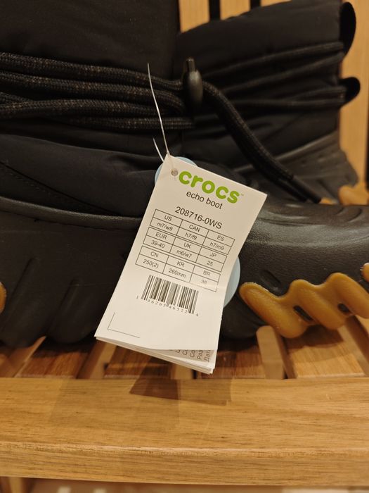 Зимни ботуши Crocs Echo Boot Black Gum размер 39-40