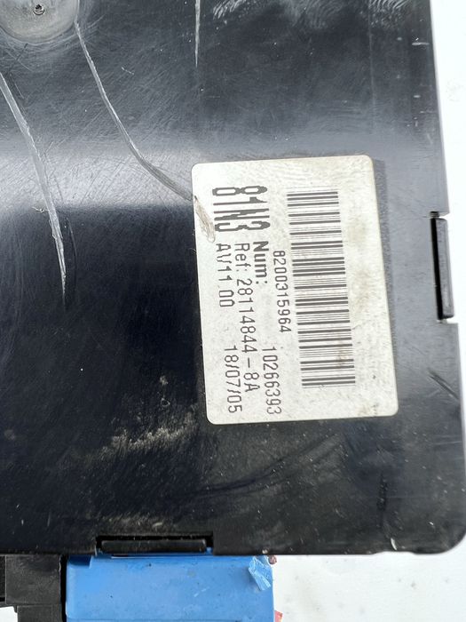 Renault Espace Mk 4 (2002-2014) modul de control electronic și cutie de siguranțe