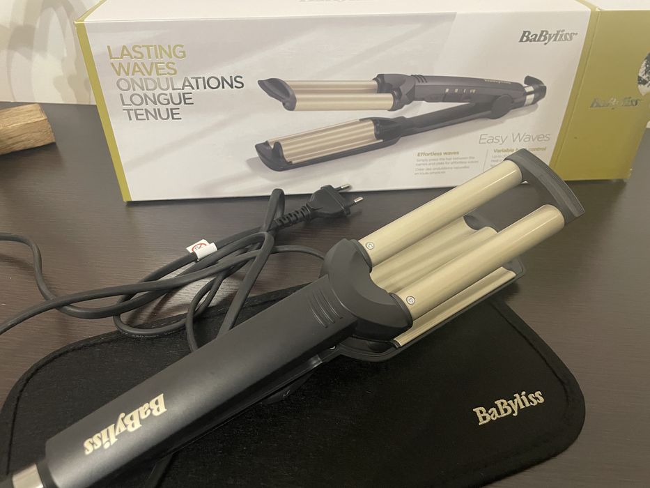 Placa profesionala de ondulat Babyliss Easy Waves