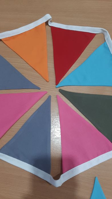 Флажки тканевые.