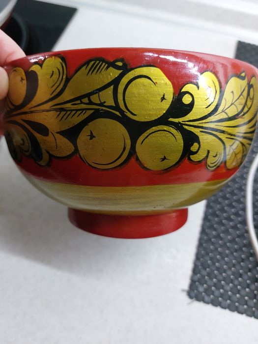 Деревянная посуда хохлома