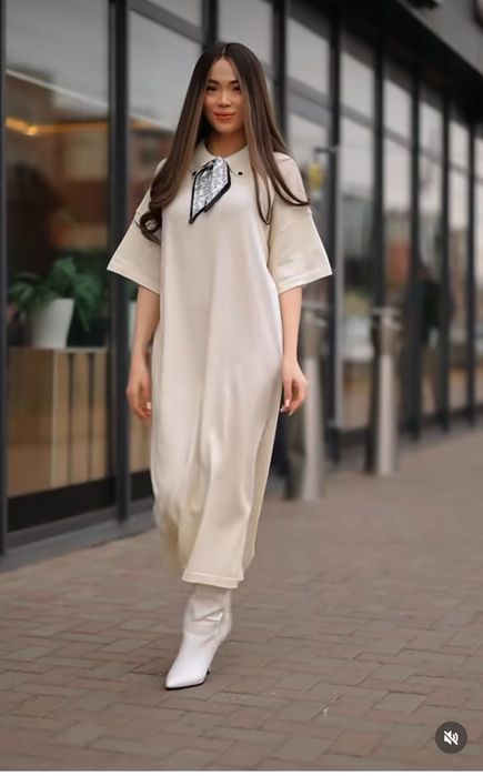 Платье повседневной