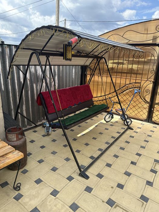 Качеля беседка бақан