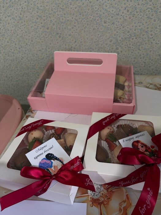 Клубника в шоколаде, трайфлы